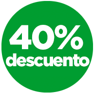 40% descuento