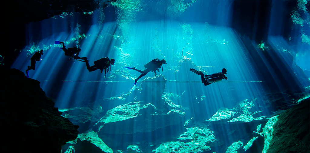 Buceo en Cenote en Yucatan