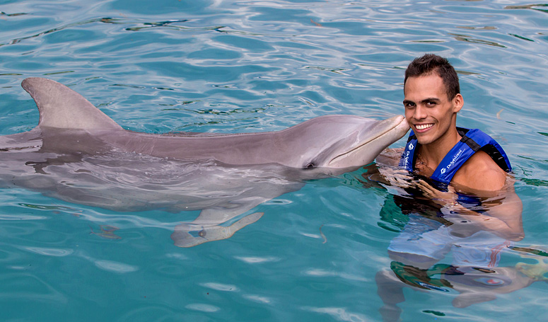 Dolphin Kiss