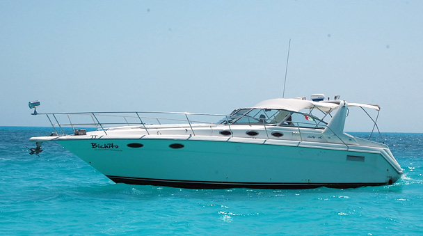 Sealing on a private and luxury Yacht