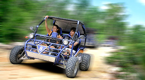Corona buggy rally tour at Selvatica park
