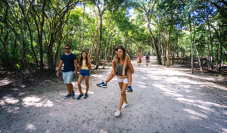 Coba Maya buildings