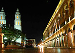 Travel around Merida at night