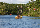 Canoa or boat in Tankah park