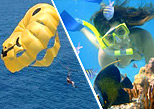 Aventura de Snorkel y Paseo en Paracaí­das Tour