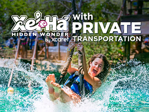 Xel-Ha Park with Private Transportation